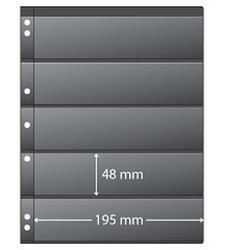 5 Row Clear Stamp Binder Pages.